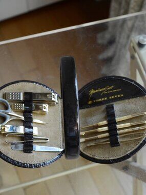 777 Three Seven Travel Manicure Grooming nail clippers Kit